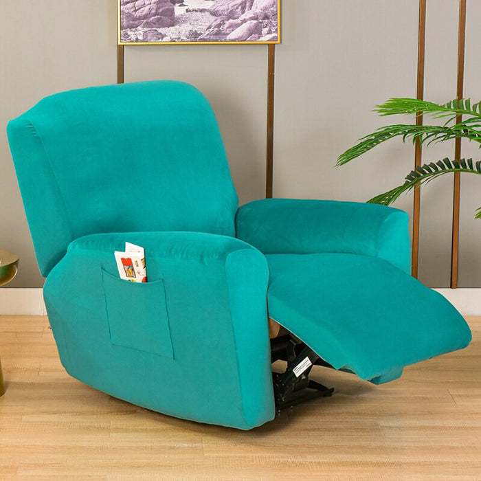 Wing Chair Cover Velvet Slipcovers