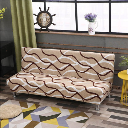 Stretch Folding Sofa Bed Cover Without Armrest