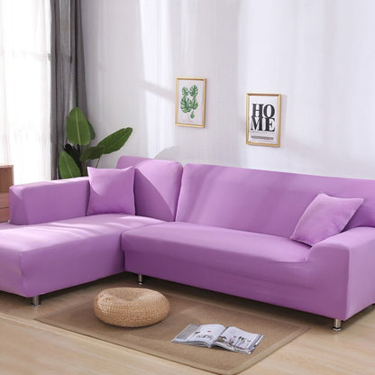 Plain Color Elastic Sofa Cover