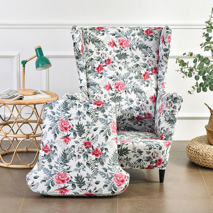 Christmas Armchair Slipcover 2-Piece