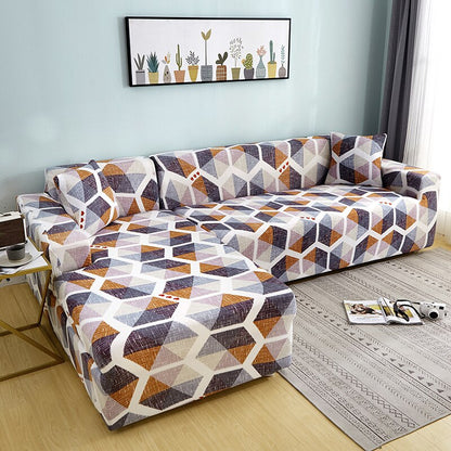 Geometry Elastic Stretch Sofa Covers