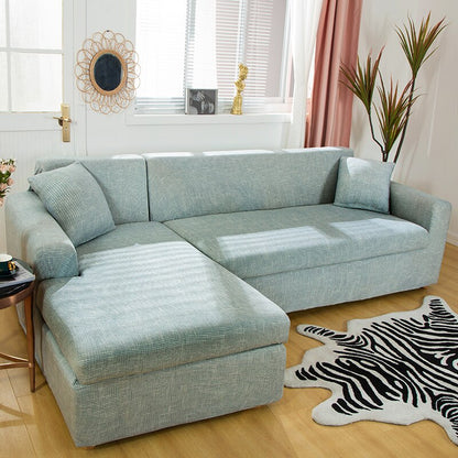 Square Printed Covers For L-Shaped Corner Sofa