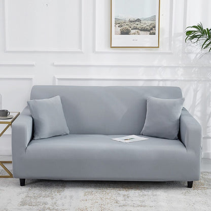 Elastic Plain Solid Sofa Cover