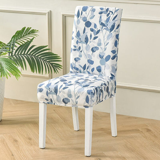 Elastic Printed Dining Chair Cover