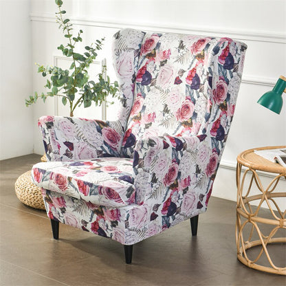 Printed Armchair Elastic Slipcover