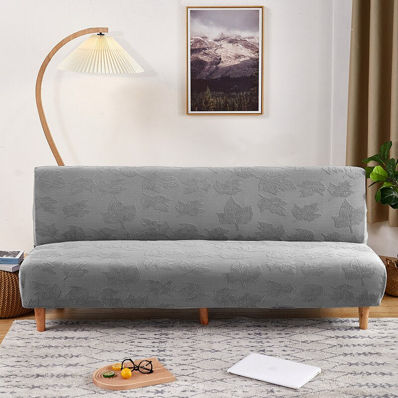 Jacquard Without Armrests Folding Sofa Bed Cover