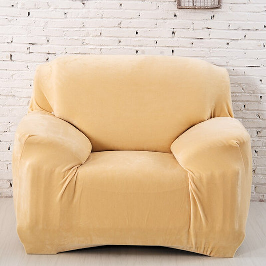 Thick Plush Fabric Sofa Cover