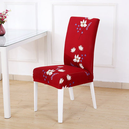 Printed Pattern Chair Cover For Dining Room