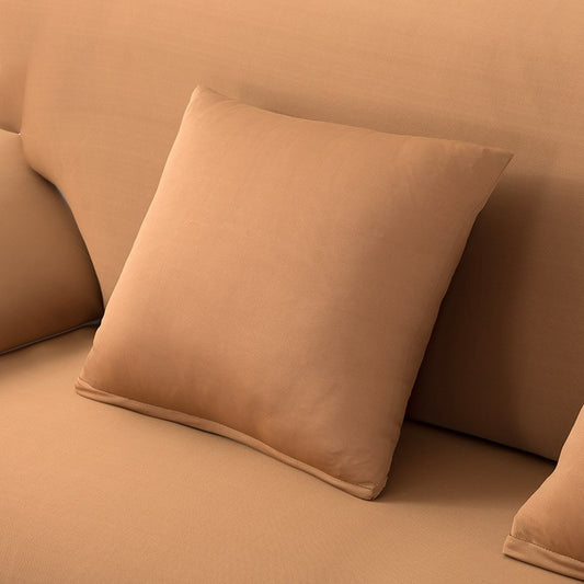 Solid Color Elastic Pillow Case Cushion Cover