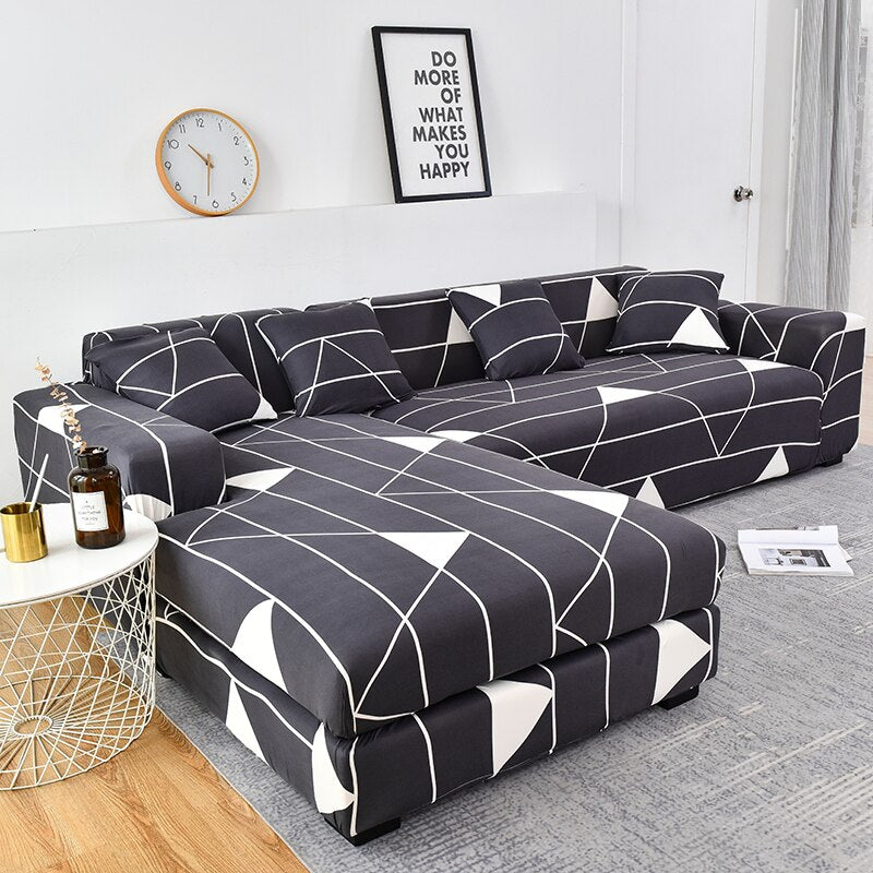 Stretch L Shape Sofa Covers For Living Room