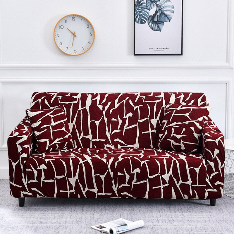 1/2/3/4 Seater Geometric Sofa Cover