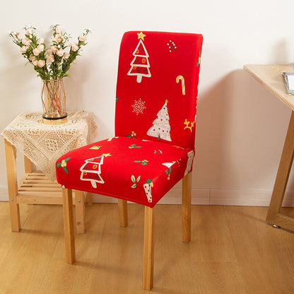 Christmas Pattern Stretch Removable Elastic Seat Cover