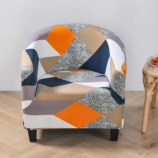 Printed Stretch Armchair Sofa Cover