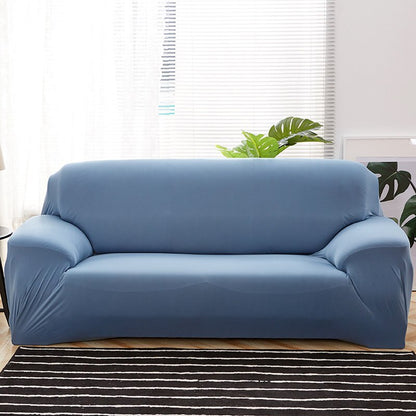 Elastic Plain Solid Sofa Cover