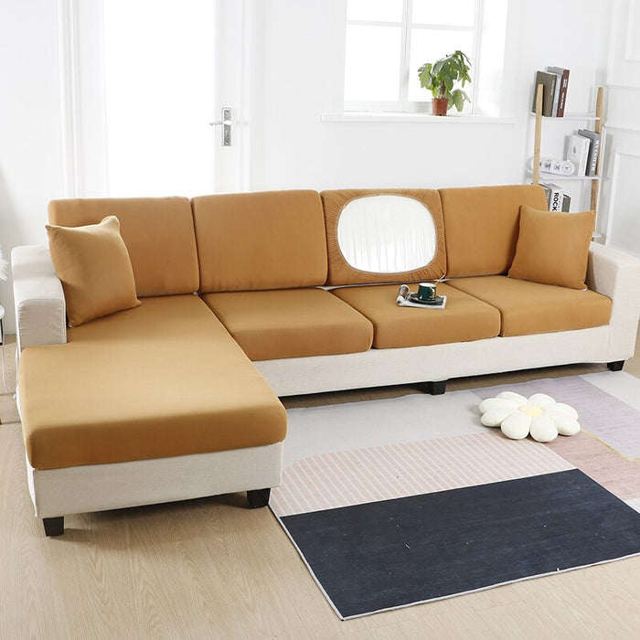 Living Room Sofa Protector Soft Cover With Elastic Bottom