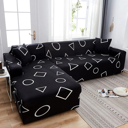 Geometry Elastic Stretch Sofa Covers