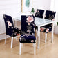 Dining Chair Elastic Pastoral Print Cover