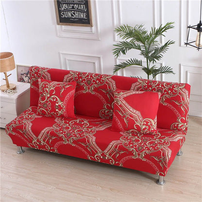 Stretch Folding Sofa Bed Cover Without Armrest