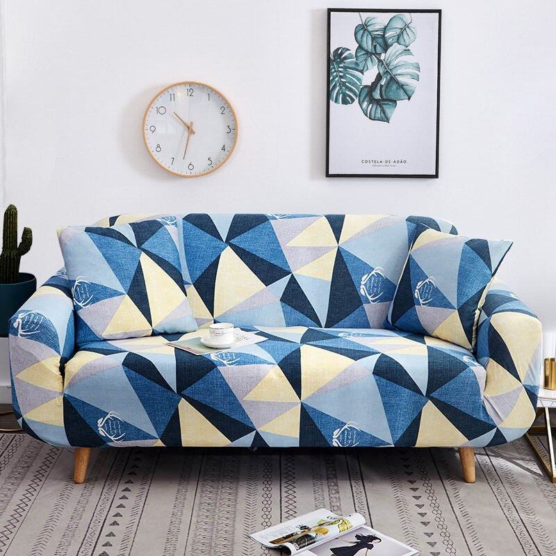 1/2/3/4 Seater Geometric Sofa Cover