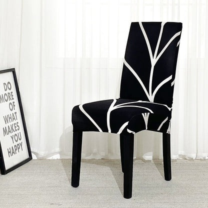 Printed Geometry Slipcover For Chair