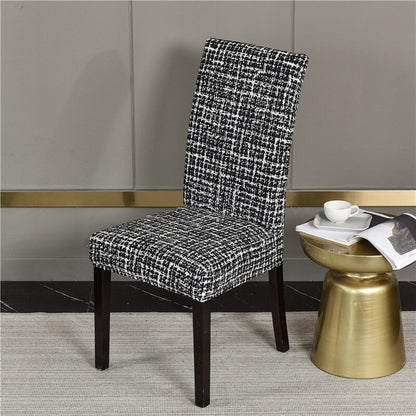 Printed Pattern Chair Cover For Dining Room