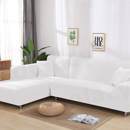 Plain Color Elastic Sofa Cover