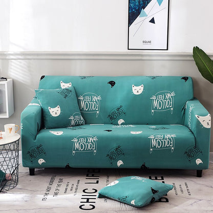 Stretch Elastic Floral Printed Sofa Covers For Living Room