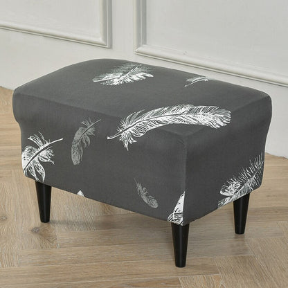 Stretch Footstool Cover For Living Room