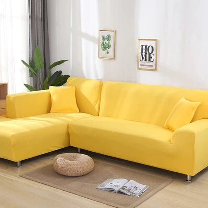 Plain Color Elastic Sofa Cover