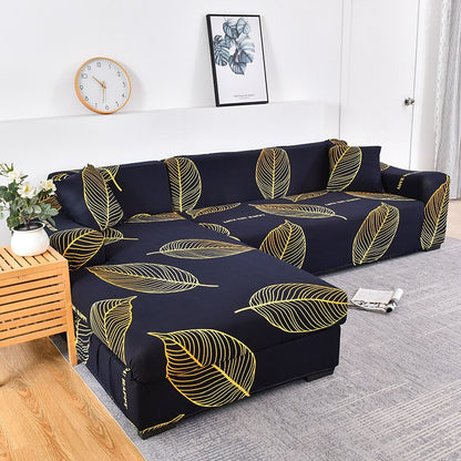 Square Printed L-shape Sofa Covers