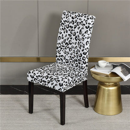 Printed Pattern Chair Cover For Dining Room