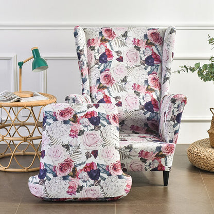 Christmas Armchair Slipcover 2-Piece