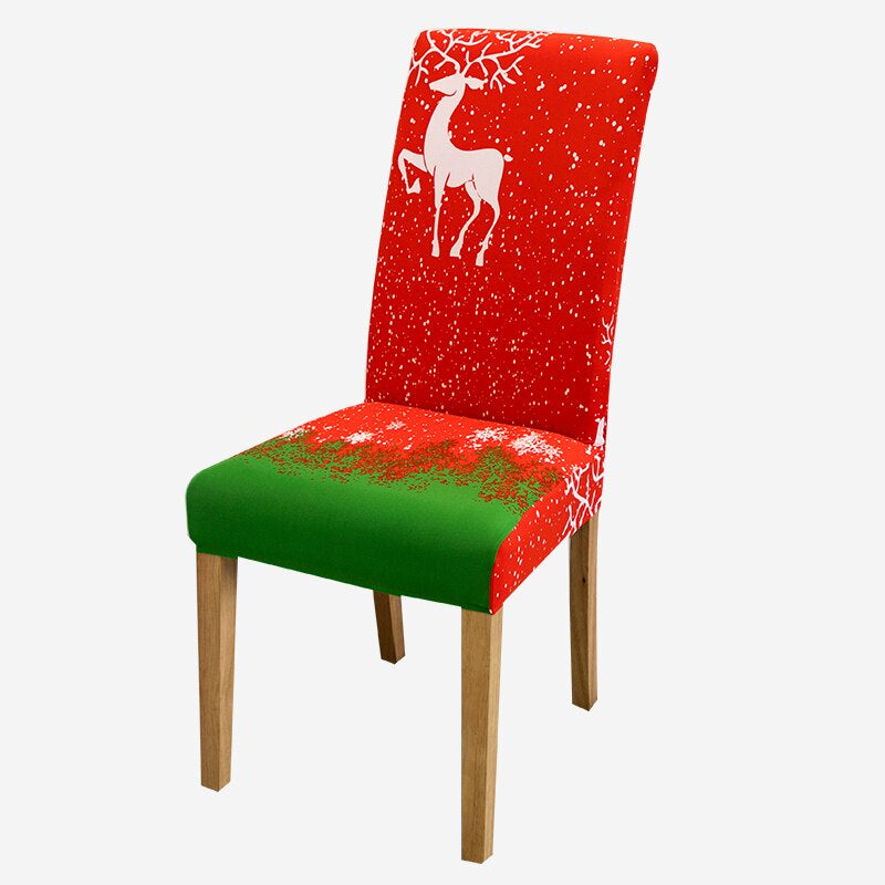 Christmas Party Dining Chair Slipcover