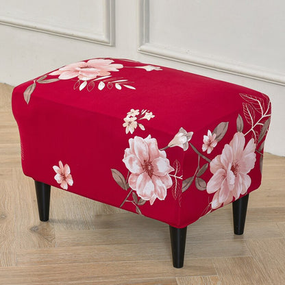 Stretch Footstool Cover For Living Room