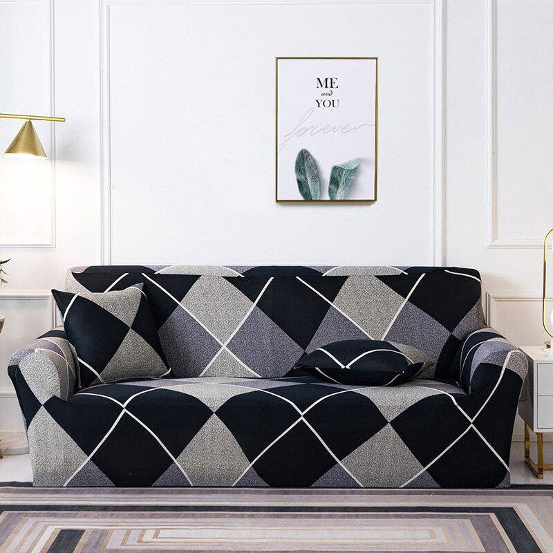 Elastic Sofa Printed Covers For Living Room