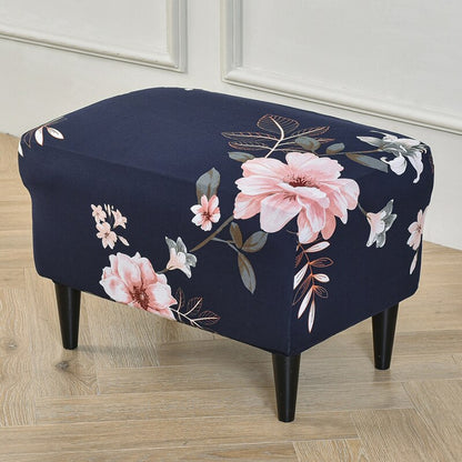 Stretch Footstool Cover For Living Room