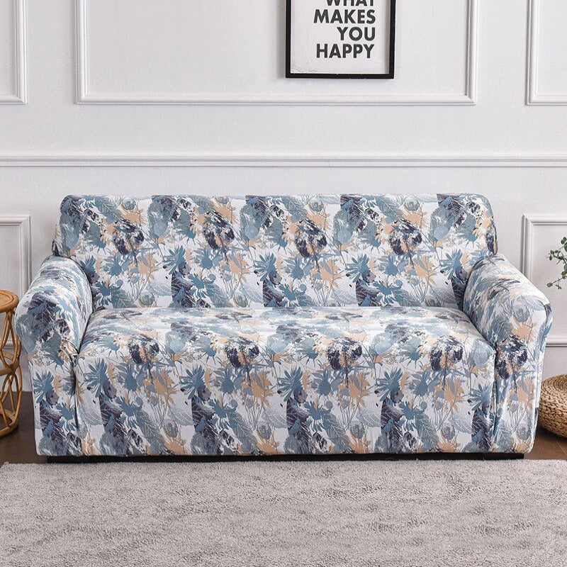 Floral Printed Stretchable Sofa Cover