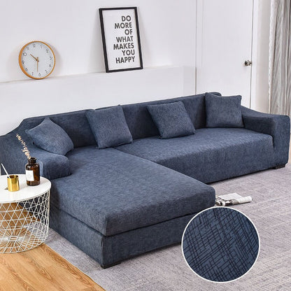 Elastic Plaid Sofa Corner Covers For Living Room