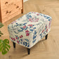 Soft Printed Footstool Cover
