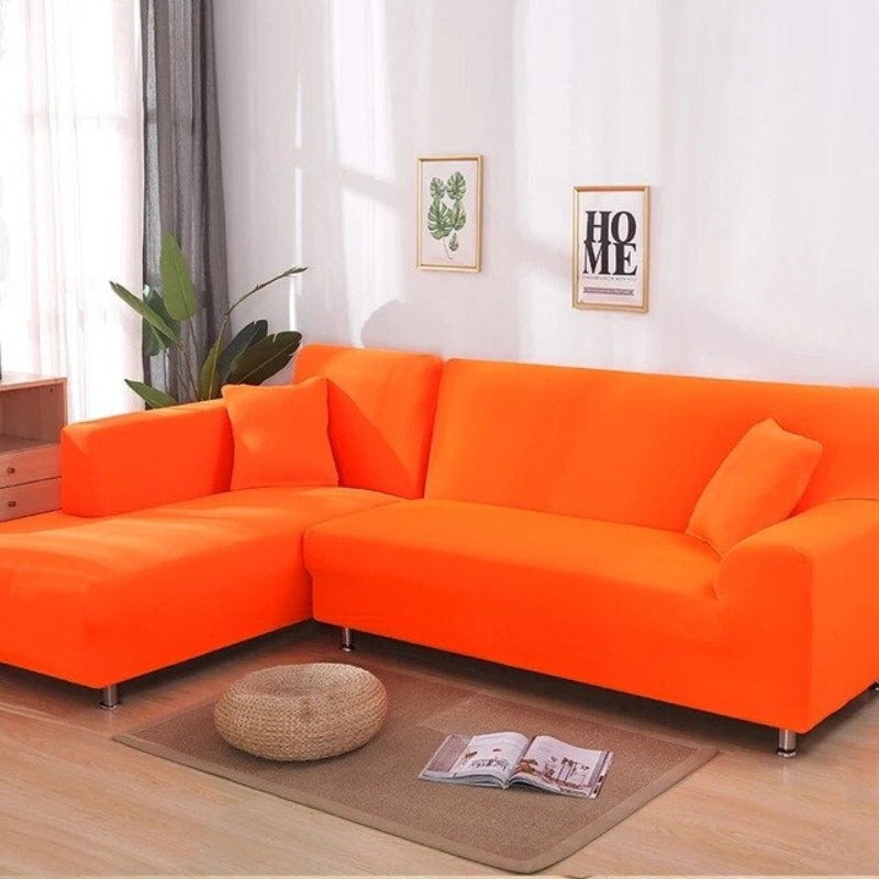 Plain Color Elastic Sofa Cover