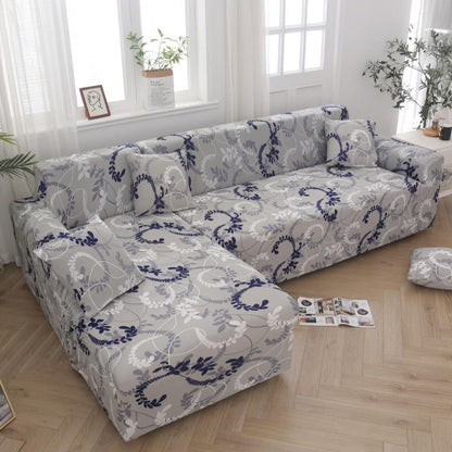 Printed L-shape Elastic Sofa Covers