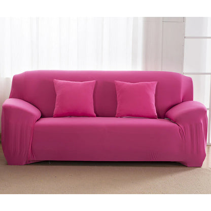 Elastic Plain Solid Sofa Cover