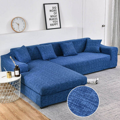 Elastic Plaid Sofa Corner Covers For Living Room