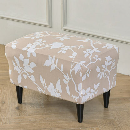 Stretch Footstool Cover For Living Room