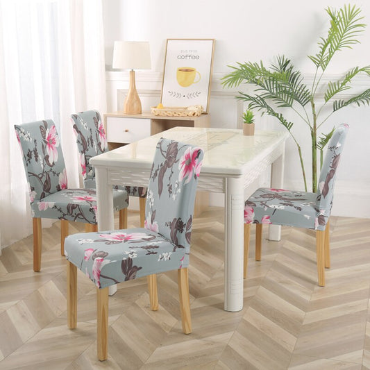 Elastic Dining Chair Polyester Slipcovers