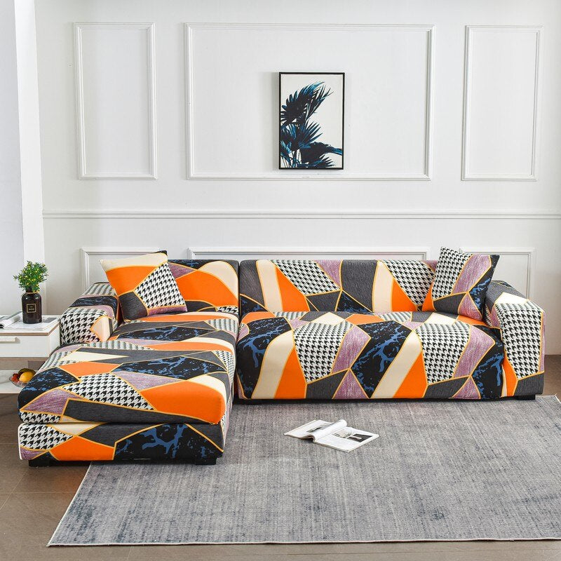 Printed Pattern Sofa Slipcover