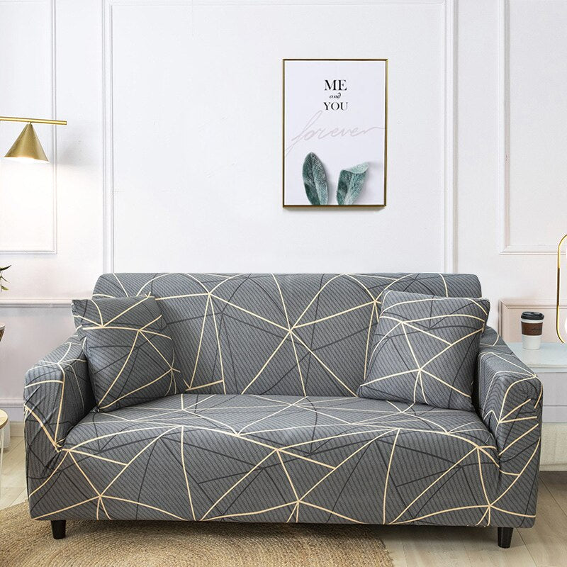 Elastic Sofa Printed Covers For Living Room