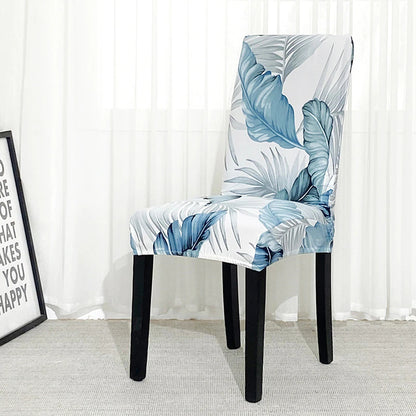 Printed Dining Elastic Chair Cover