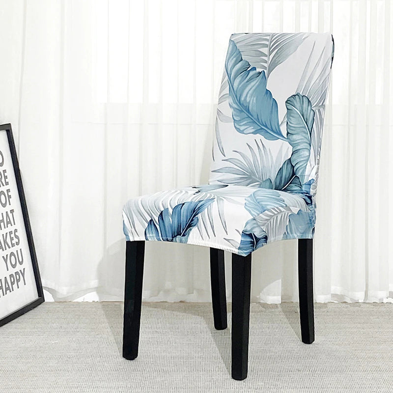 Stain Resistant Geometry Printed Dining Chair Cover