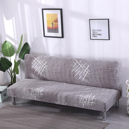 Big Elastic Armless Sofa Bed Cover